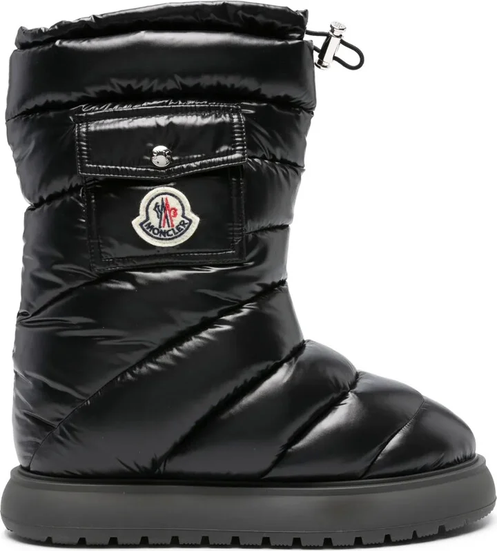 Gaia logo-patch snow boots