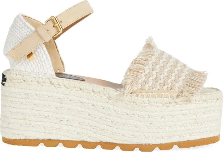 Gaia Quarter Strap Flatform Espadrille Sandal - Image 3