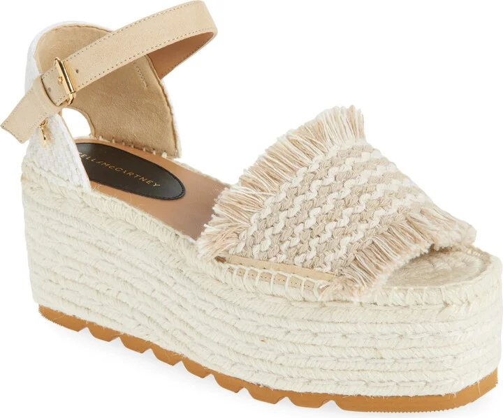 Gaia Quarter Strap Flatform Espadrille Sandal