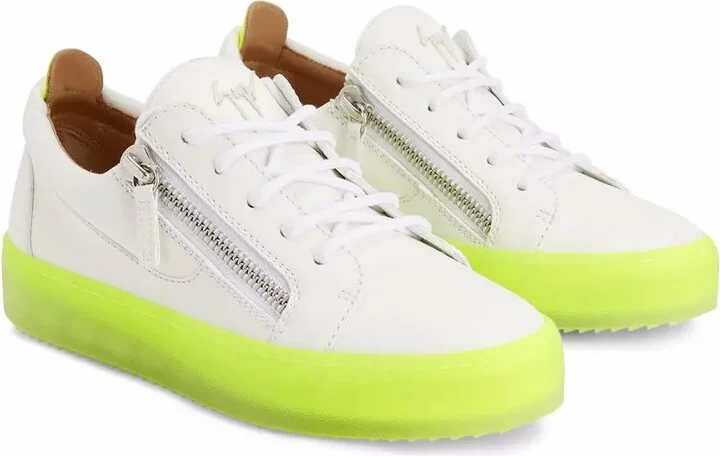 Gail contrast-sole leather sneakers - Image 2