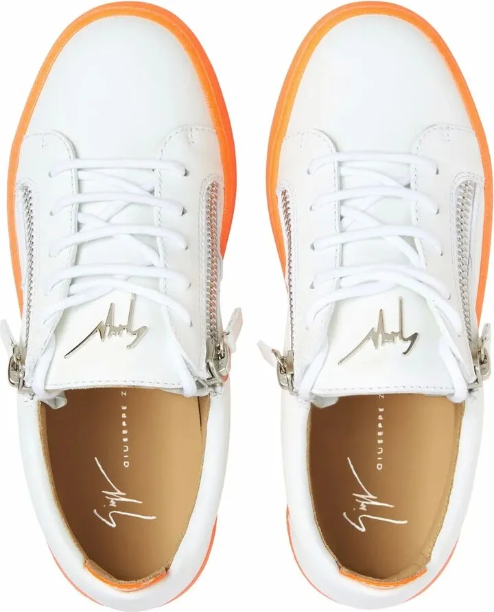 Gail contrast-sole sneakers - Image 4