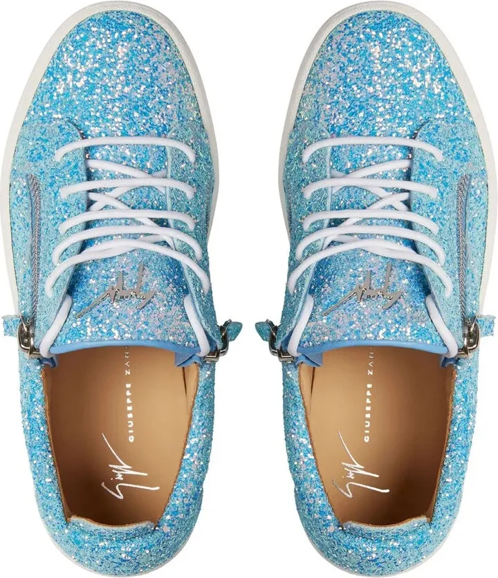 Gail glitter low-top sneakers - Image 4
