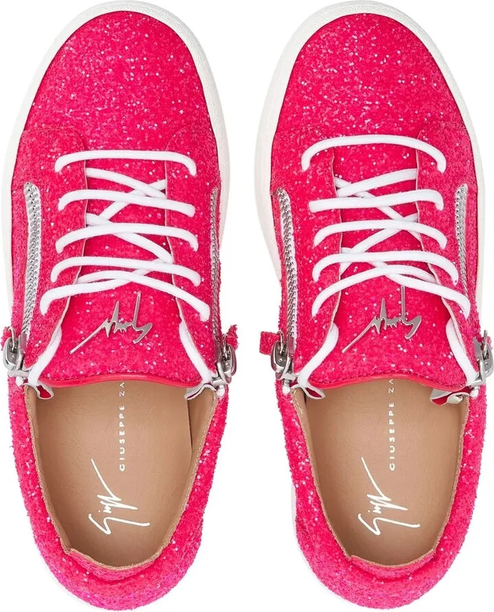 Gail glitter low-top sneakers - Image 4