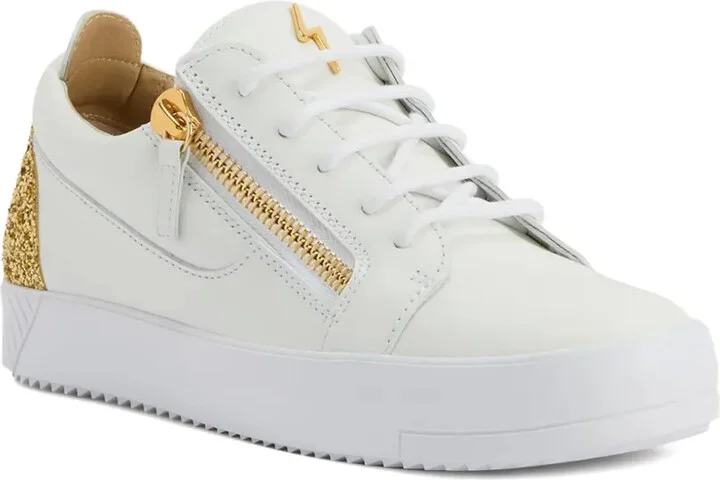 Gail glitter-panel zip-detail sneakers - Image 2