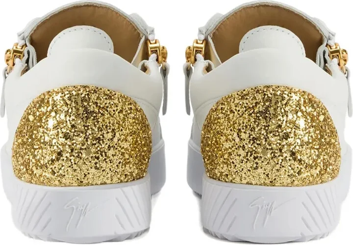 Gail glitter-panel zip-detail sneakers - Image 3