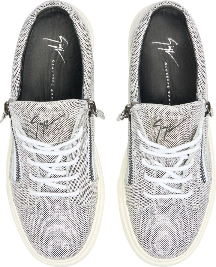 Gail leather low-top sneakers - Image 4