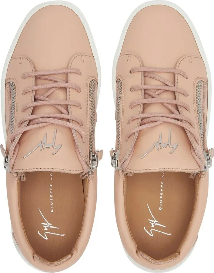 Gail leather low-top sneakers - Image 4