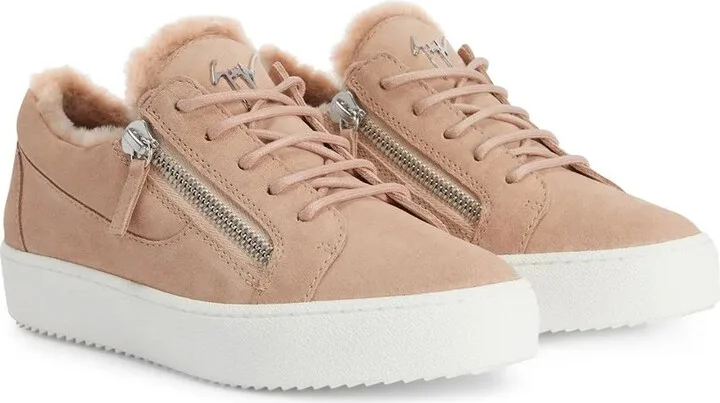 Gail shearling-trim sneakers - Image 2