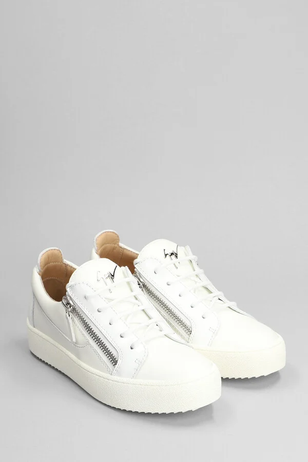 Gail Sneakers In White Leather - Image 2