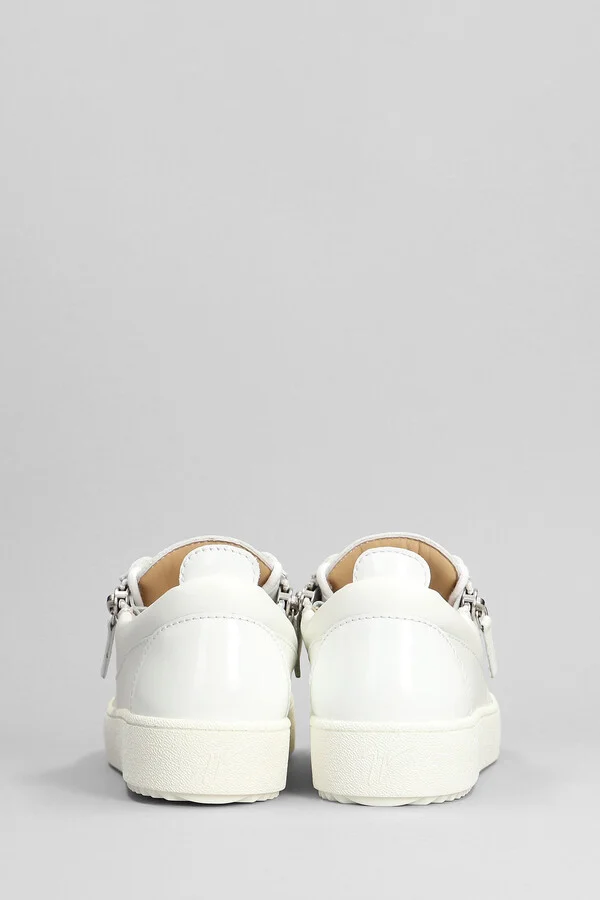 Gail Sneakers In White Leather - Image 4
