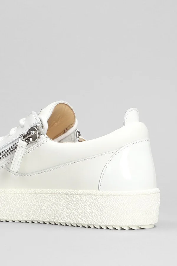 Gail Sneakers In White Leather - Image 5
