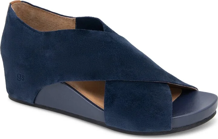 Navy Suede
