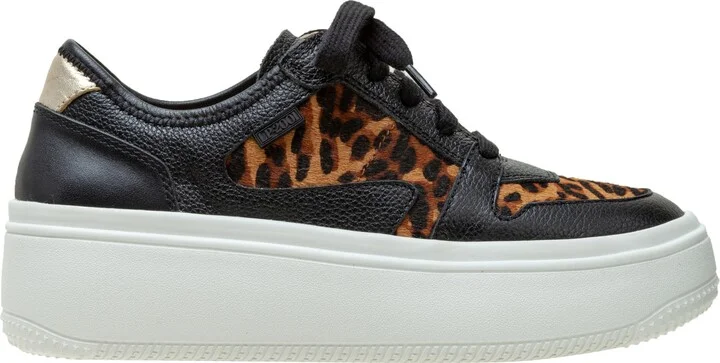 Gains Genuine Calf Hair Platform Sneaker - Image 3