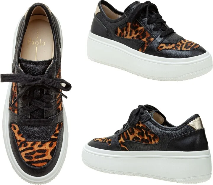 Gains Genuine Calf Hair Platform Sneaker - Image 7