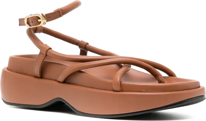 Gaji leather platform sandals - Image 2