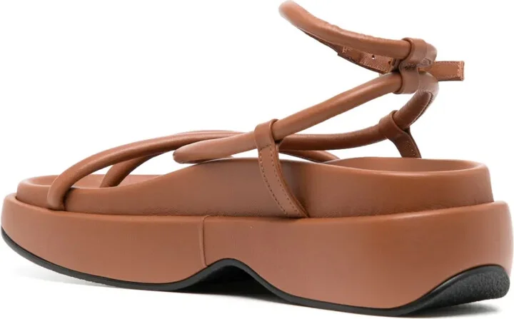 Gaji leather platform sandals - Image 3