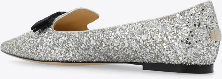 Gala Glitter Pointed Toe Flats - Image 2