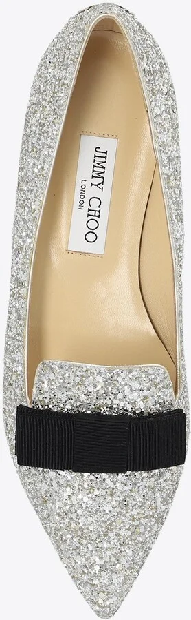 Gala Glitter Pointed Toe Flats - Image 3