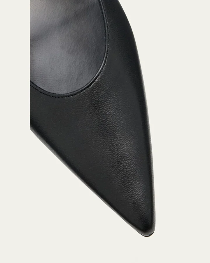 Gala Lambskin Point-Toe Ballerina Flats - Image 7