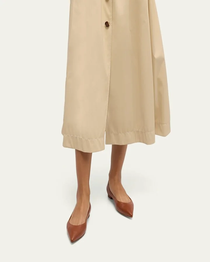 Gala Lambskin Point-Toe Ballerina Flats - Image 9