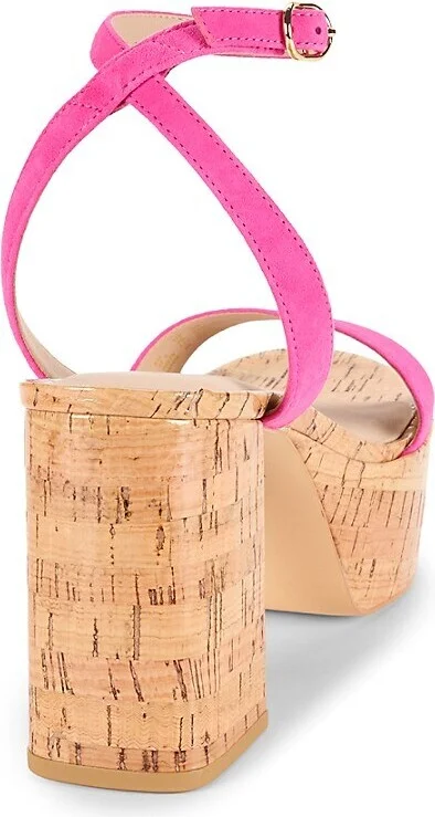 Gala Suede Platform Sandals - Image 3