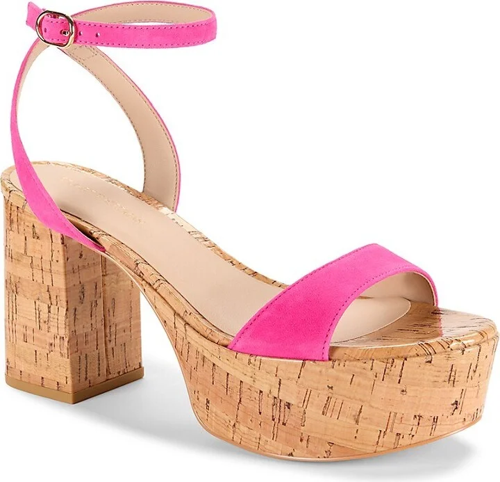 Gala Suede Platform Sandals - Image 2