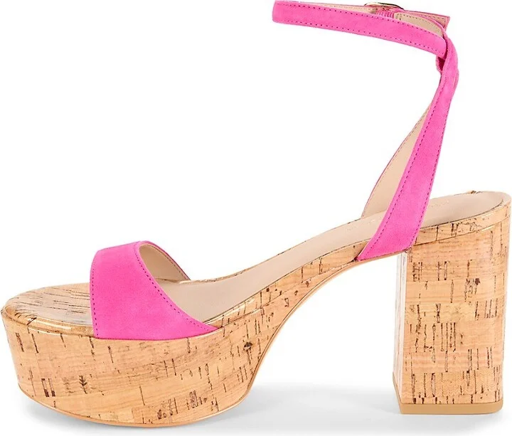 Gala Suede Platform Sandals - Image 4