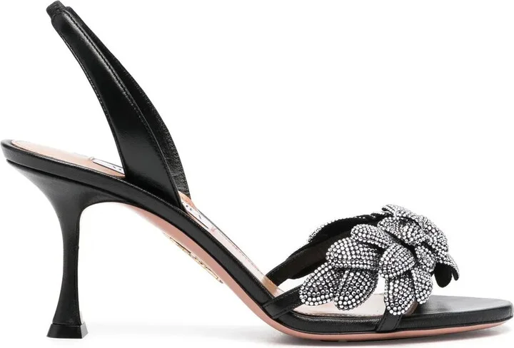 Galactic Flower slingback sandals