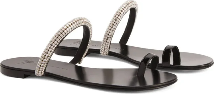 Galassia rhinestone-embellished toe-loop flat sandals - Image 2