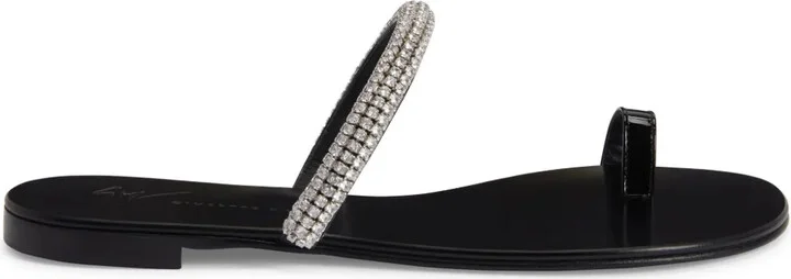 Galassia rhinestone-embellished toe-loop flat sandals