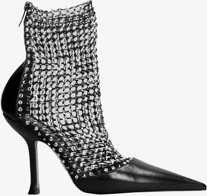 Galaxia 105 Crystal Mesh Ankle Boots
