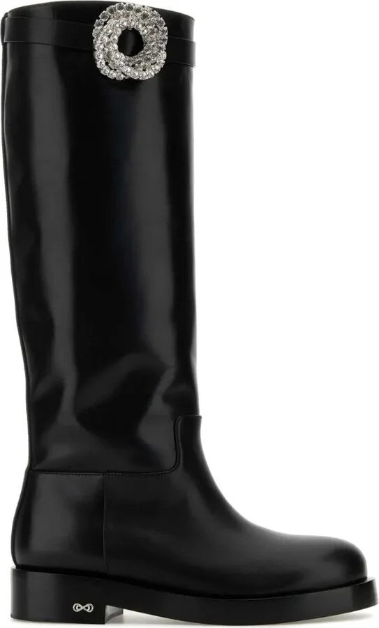 Galaxy knee-length boots