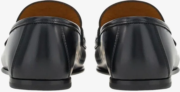 Galileo Gancini Buckle Leather Loafers - Image 3