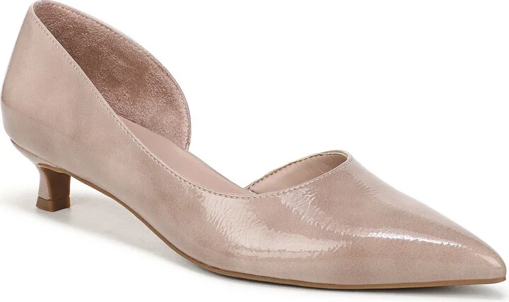 WARM TAUPE PATENT FAUX LEATHER