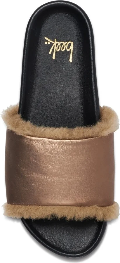 Gallito Genuine Shearling Slide Sandal - Image 3