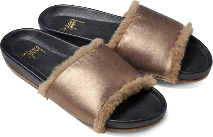Gallito Genuine Shearling Slide Sandal - Image 4
