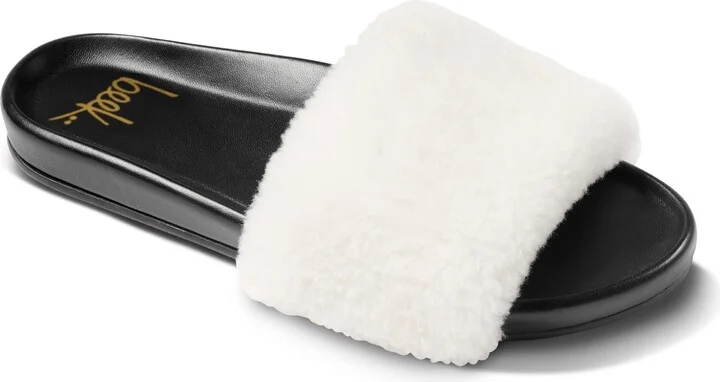Gallito Más Genuine Shearling Slide Sandal