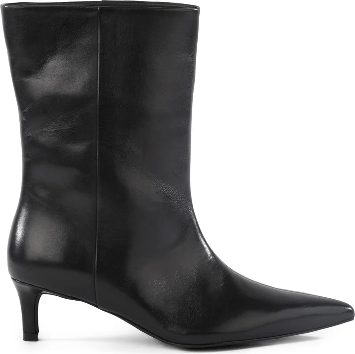 Game Changer Pointed Toe Kitten Heel Boot - Image 3
