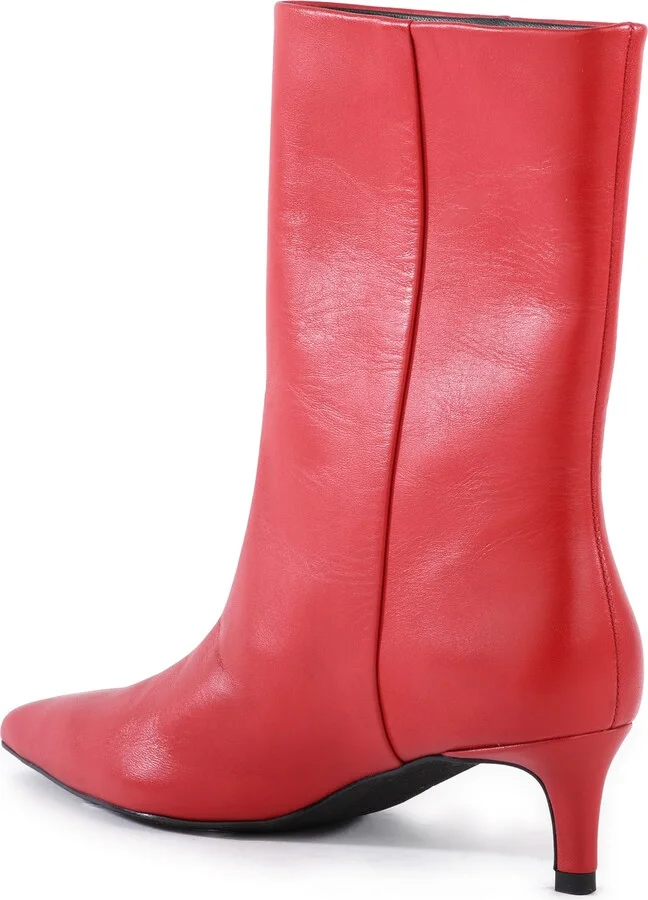 Game Changer Pointed Toe Kitten Heel Boot - Image 10
