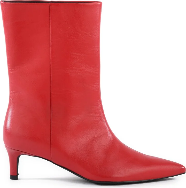 Game Changer Pointed Toe Kitten Heel Boot - Image 11