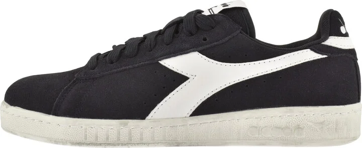 Game L Low Suede Trainers Navy