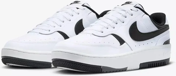 Gamma Force DX9176-100 Sneakers Womens White Leather Lifestyle Shoes TF6471 (White,9.5)