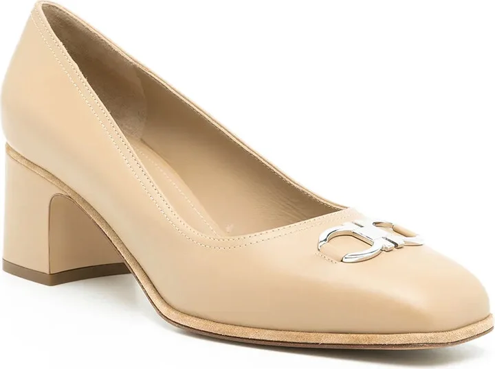 Gancini 55m square-toe pumps - Image 2