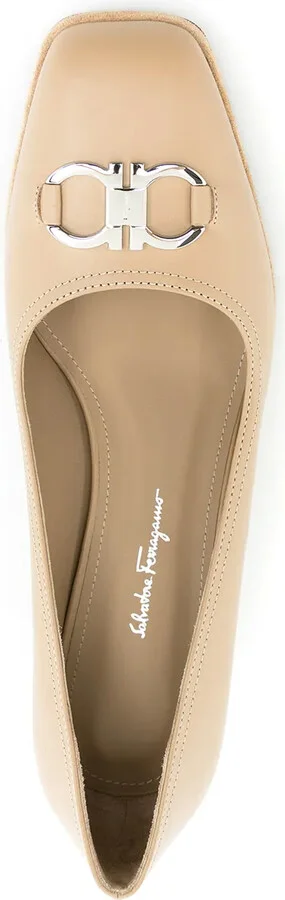 Gancini 55m square-toe pumps - Image 4