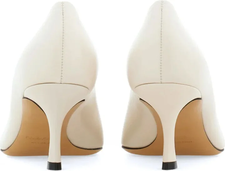 Gancini 60mm leather pumps - Image 3