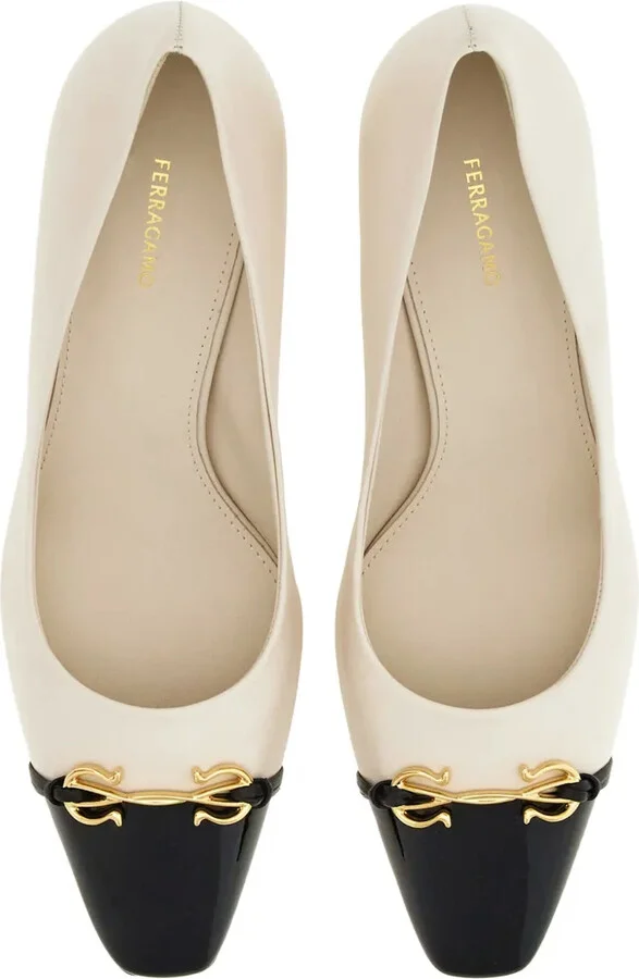 Gancini 60mm leather pumps - Image 4