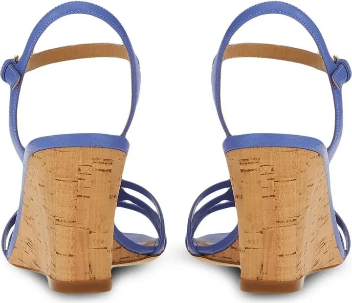 Gancini 70mm wedge sandals - Image 3