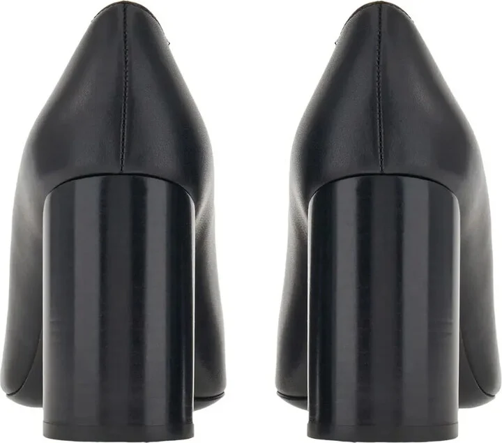 Gancini 85mm leather pumps - Image 3