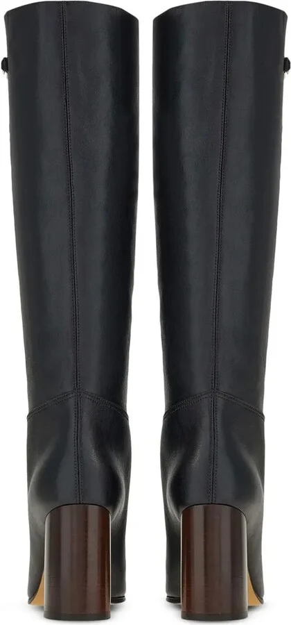 Gancini-bit leather boots - Image 3