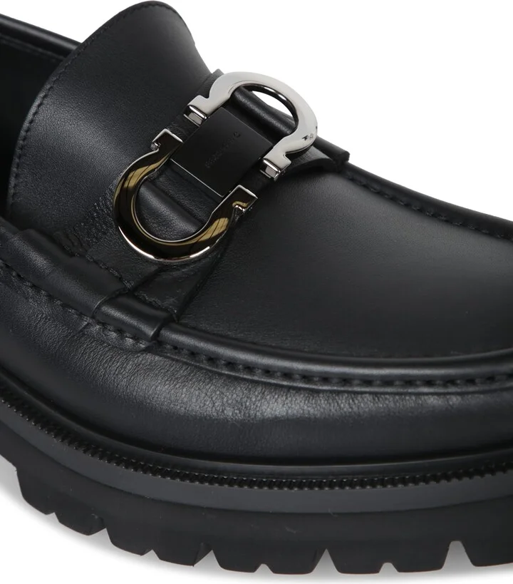 Gancini Black Loafer - Image 4